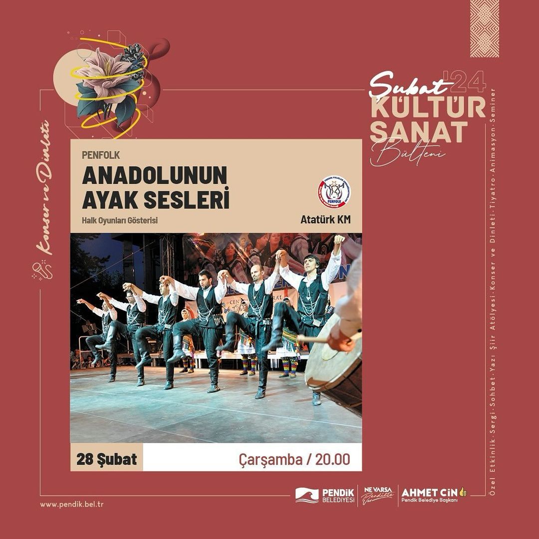 Pendik Kültür Sanat - Penfolk: Anadolu'nun Ayak Sesleri Halk Oyunları Gösterisi